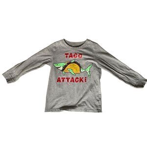 “Taco Attack” Boy’s Long-sleeve T-shirt sz:7